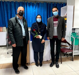 تجلیل از پرستاران نمونه بیمارستان مطهری توسط هیئت پزشکی ورزشی استان آذربایجان غربی