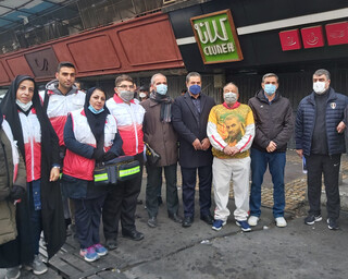 حضور خادمان پزشکی ورزشی در همایش پیاده روی گرامیداشت سردار دل ها