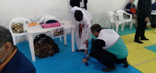 پوشش پزشکی مسابقات تکواندو نونهالان شهرستان بابل ، توسط هیات پزشکی ورزشی استان مازندران / هیات بابل