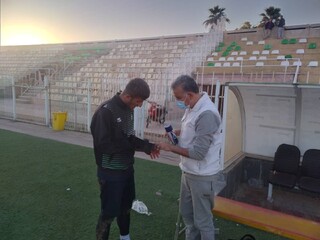 حضور پزشکیار در اردوی تیم ملی فوتبال ناشنوایان