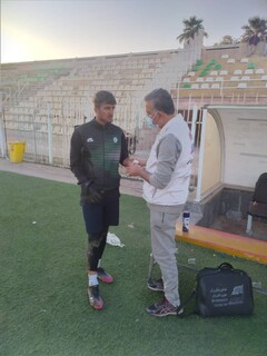 حضور پزشکیار در اردوی تیم ملی فوتبال ناشنوایان