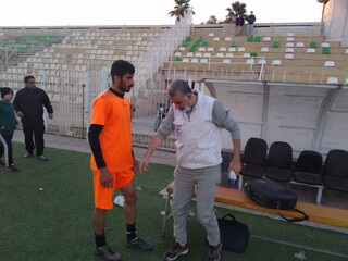 حضور پزشکیار در اردوی تیم ملی فوتبال ناشنوایان