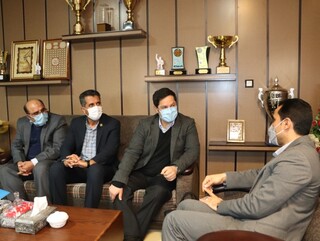 دیدار رئیس هیات پزشکی ورزشی فارس با سرپرست جدیداداره کل ورزش و جوانان استان