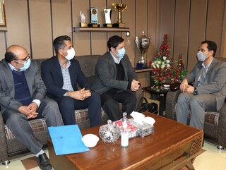 دیدار رئیس هیات پزشکی ورزشی فارس با سرپرست جدیداداره کل ورزش و جوانان استان