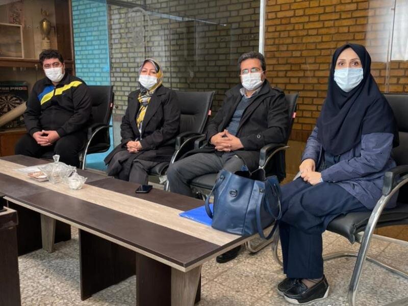 بازدید دبیر و نمایندگان هیأت پزشکی قزوین از شهر اقبالیه