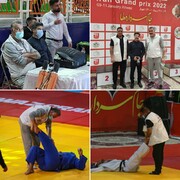 حضور کادر  هیات پزشکی خوزستان در مسابقات جایزه بزرگ جودو ایران به میزبانی اهواز