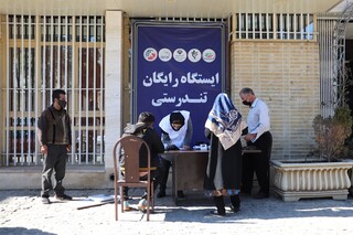 ایستگاه رایگان تندرستی هیات پزشکی ورزشی فارس
