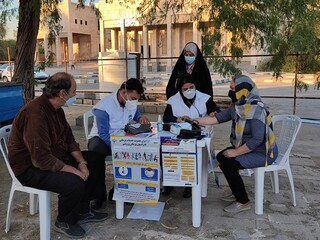 ایستگاه رایگان تندرستی هیات پزشکی ورزشی استان هرمزگان