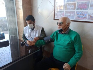 برگزاری ایستگاه تندرستی ( قند و فشار خون ) توسط هیات پزشکی ورزشی استان مازندران ، بمناسبت گرامیداشت دهه فجر شهرستان نوشهر