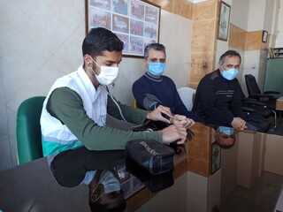 برگزاری ایستگاه تندرستی ( قند و فشار خون ) توسط هیات پزشکی ورزشی استان مازندران ، بمناسبت گرامیداشت دهه فجر شهرستان نوشهر