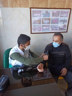 برگزاری ایستگاه تندرستی ( قند و فشار خون ) توسط هیات پزشکی ورزشی استان مازندران ، بمناسبت گرامیداشت دهه فجر شهرستان نوشهر