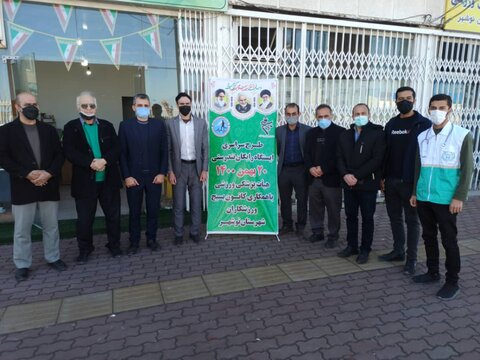 برگزاری ایستگاه تندرستی ( قند و فشار خون ) توسط هیات پزشکی ورزشی استان مازندران ، بمناسبت گرامیداشت دهه فجر شهرستان نوشهر