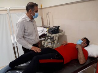 معاینات ملی پوشان فوتبال ۷ نفره در ستاد پزشکی ورزشی آزادی