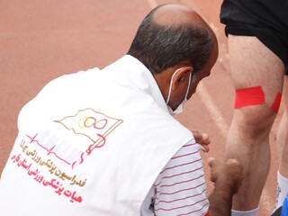 پوشش پرشکی اردوی تیم ملی نابینایان و کم بینایان توسط هیات پزشکی ورزشی فارس