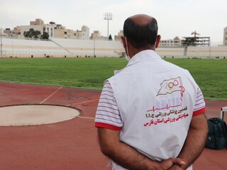 پوشش پرشکی اردوی تیم ملی نابینایان و کم بینایان توسط هیات پزشکی ورزشی فارس