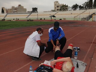 پوشش پرشکی اردوی تیم ملی نابینایان و کم بینایان توسط هیات پزشکی ورزشی فارس