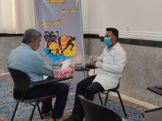 دومین پایش سلامت هیات پزشکی ورزشی هرمزگان