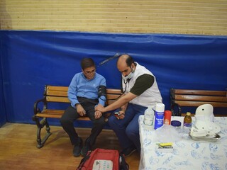 پوشش پزشکی اردوی تیم ملی دارت پیوند اعضاء در استان قم