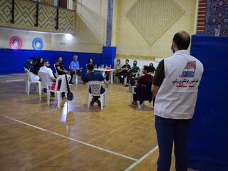 پوشش پزشکی اردوی تیم ملی دارت پیوند اعضاء در استان قم