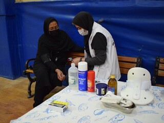 پوشش پزشکی اردوی تیم ملی دارت پیوند اعضاء در استان قم