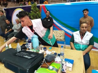 پوشش پزشکی مسابقات کشتی بین المللی  جام موحد و امامعلی حبیبی درسالن پیامبراعظم آمل / توسط هیات پزشکی ورزشی مازندران