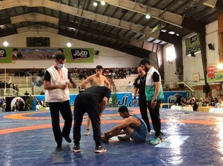 پوشش پزشکی مسابقات کشتی بین المللی  جام موحد و امامعلی حبیبی درسالن پیامبراعظم آمل / توسط هیات پزشکی ورزشی مازندران