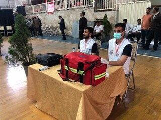 پوشش پزشکی مسابقات کشتی بین المللی  جام موحد و امامعلی حبیبی درسالن پیامبراعظم آمل / توسط هیات پزشکی ورزشی مازندران