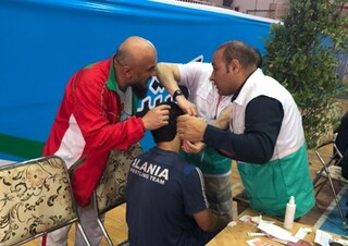 پوشش پزشکی مسابقات کشتی بین المللی  جام موحد و امامعلی حبیبی درسالن پیامبراعظم آمل / توسط هیات پزشکی ورزشی مازندران