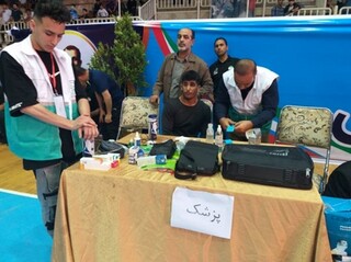 پوشش پزشکی مسابقات کشتی بین المللی  جام موحد و امامعلی حبیبی درسالن پیامبراعظم آمل / توسط هیات پزشکی ورزشی مازندران