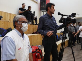 پوشش پزشکی رقابتهای اسکواش لیگ دسته یک کشور توسط هیات پزشکی ورزشی فارس
