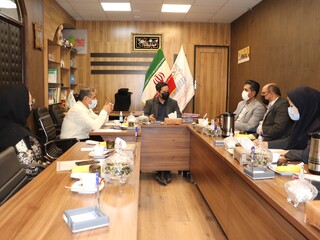 جلسه مسئولین کمیته های هیات پزشکی ورزشی استان فارس با دکتر کاوه باشتی سرپرست هیات استان