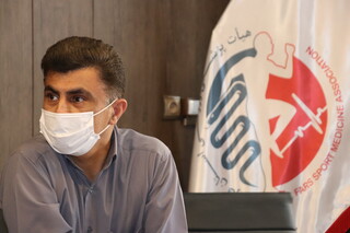شست اعضای هیات رئیسه هیات پزشکی  ورزشی فارس با جمعی از متخصصین پزشکی ورزشی