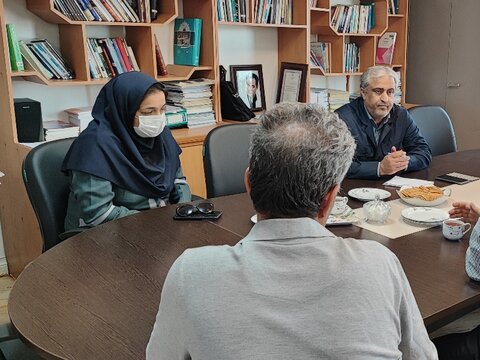 نشست با رئیس ورزش و جوانان شهرستان کرمان