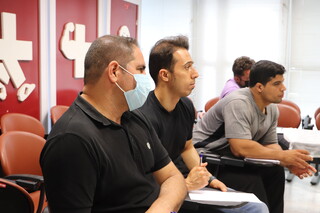 مرحله عملی دوره ماساژ ورزشی ویژه آقایان در شیراز