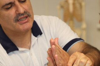 مرحله عملی دوره ماساژ ورزشی ویژه آقایان در شیراز