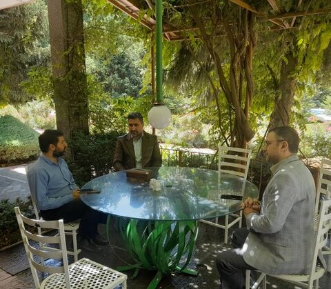 نشست با ریاست اداره ورزشی و جوانان چهارباغ