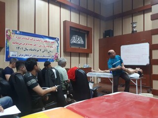 گزارش تصویری از دوره ماساژورزشی در تبریز
