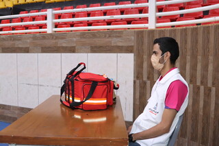 پوشش پزشکی رقابتهای والیبال آینده سازان کشور توسط هیات پزشکی ورزشی فارس