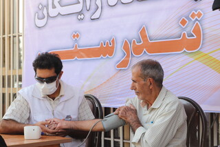 برپایی ایستگاه رایگان تندرستی توسط هیات پزشکی ورزشی فارس