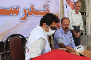 برپایی ایستگاه رایگان تندرستی توسط هیات پزشکی ورزشی فارس