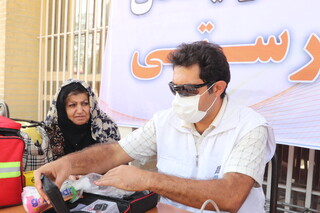 برپایی ایستگاه رایگان تندرستی توسط هیات پزشکی ورزشی فارس