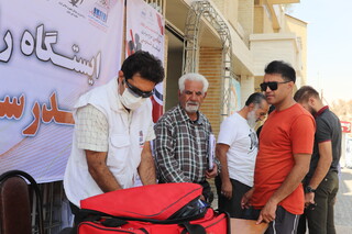 برپایی ایستگاه رایگان تندرستی توسط هیات پزشکی ورزشی فارس
