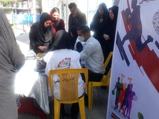 برپایی ایستگاه تندرستی - چهار محال و بختیاری