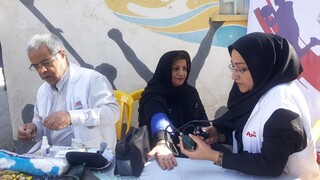 برپایی ایستگاه تندرستی - چهار محال و بختیاری