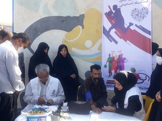 برپایی ایستگاه تندرستی - چهار محال و بختیاری