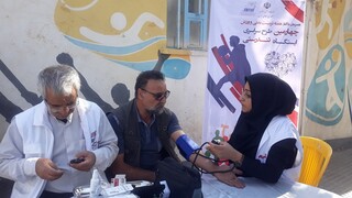 برپایی ایستگاه تندرستی - چهار محال و بختیاری