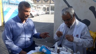 برپایی ایستگاه تندرستی - چهار محال و بختیاری