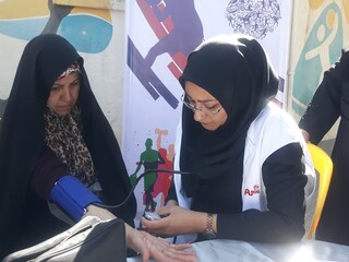 برپایی ایستگاه تندرستی - چهار محال و بختیاری