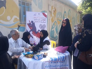 برپایی ایستگاه تندرستی - چهار محال و بختیاری