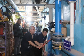 بازدید مسوول کمیته نظارت هیات پزشکی ورزشی فارس به همراه رییس اداره ورزش و جوانان شهرستان شیراز و رییس هیات نجات غریق فارس از استخر کوثر شیراز